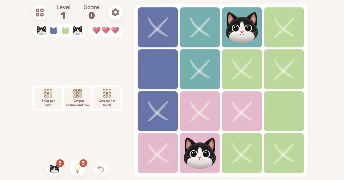 Juega a Meowdoku online gratis